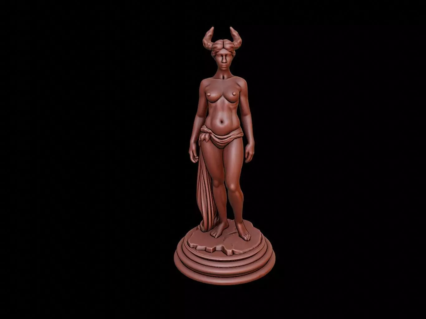 Erinyes Bust 3D print model_0