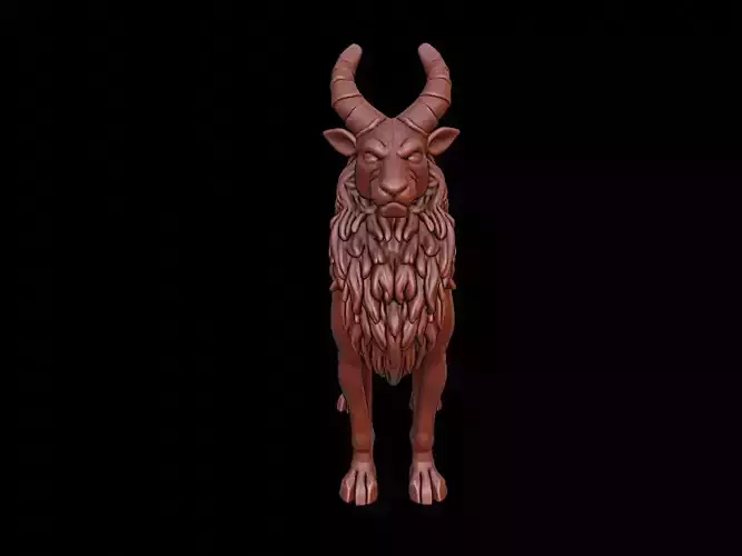Fenrir Bust 3D print model