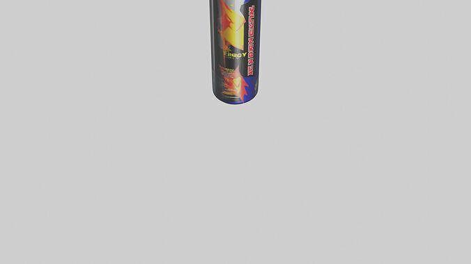 Energy drink model Low-poly 3D model 7