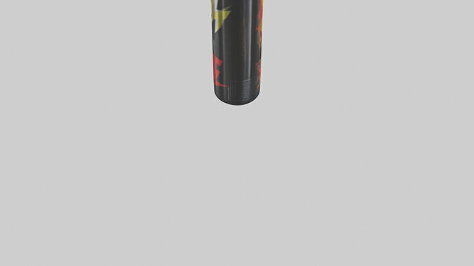Energy drink model Low-poly 3D model 5