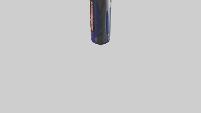 Energy drink model Low-poly 3D model 6