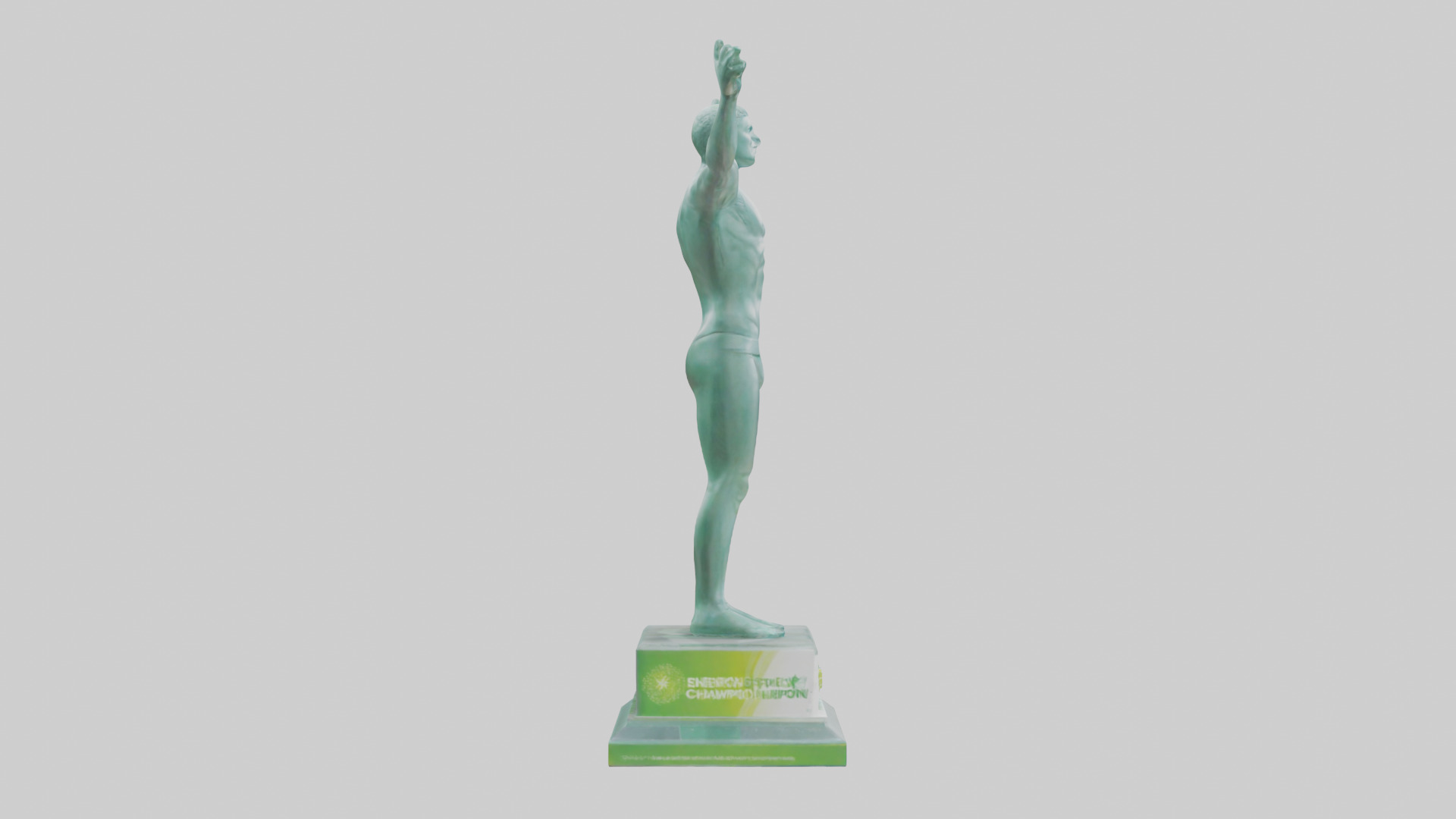 Energy Efficiency Champion Statue model Low-poly 3D model_23