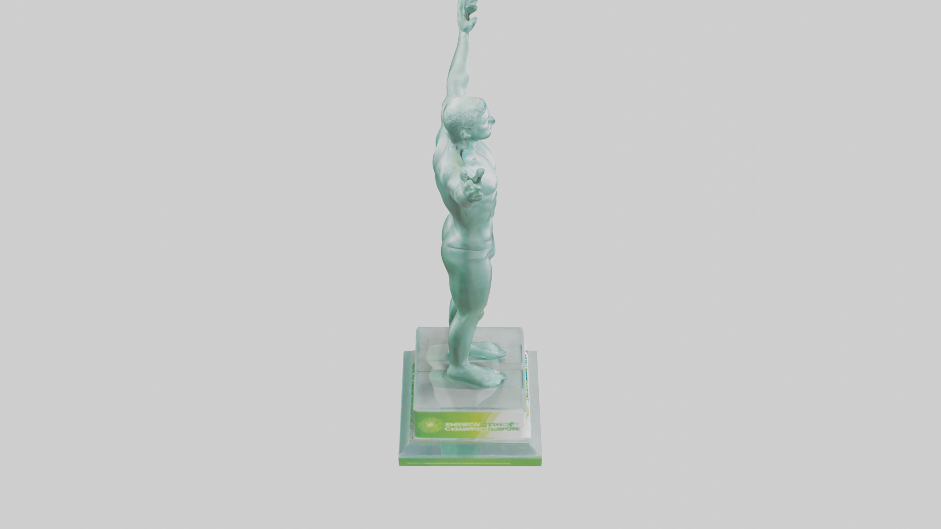 Energy Efficiency Champion Statue model Low-poly 3D model_28