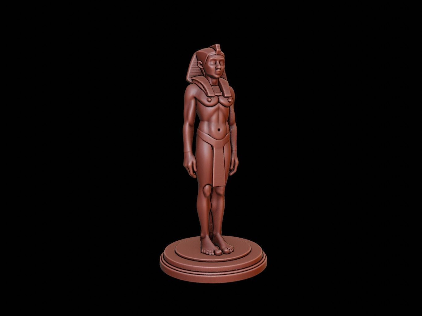 Horus Bust 3D print model_1
