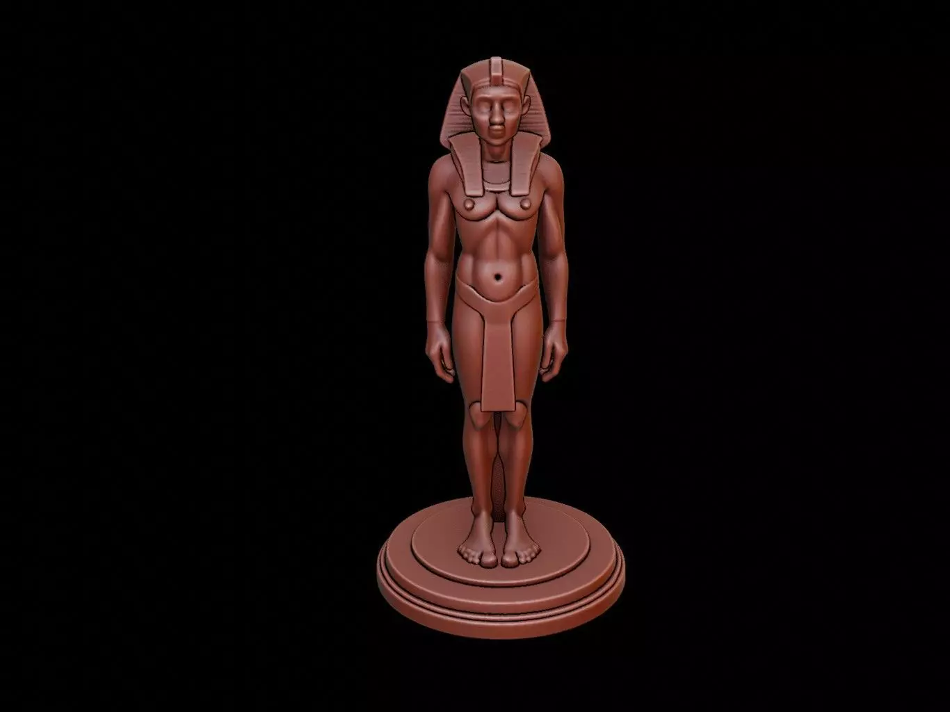 Horus Bust 3D print model_0