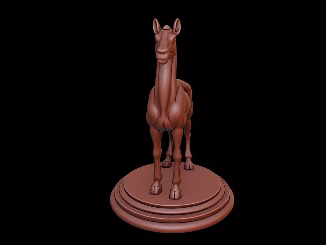 Kelpie Bust 3D print model_0