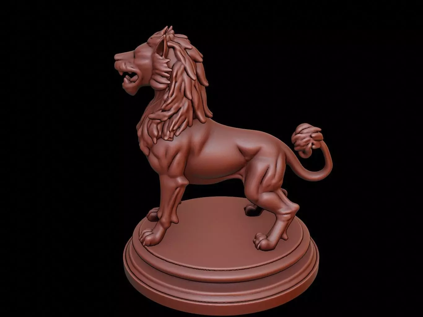 Manticore Bust 3D print model