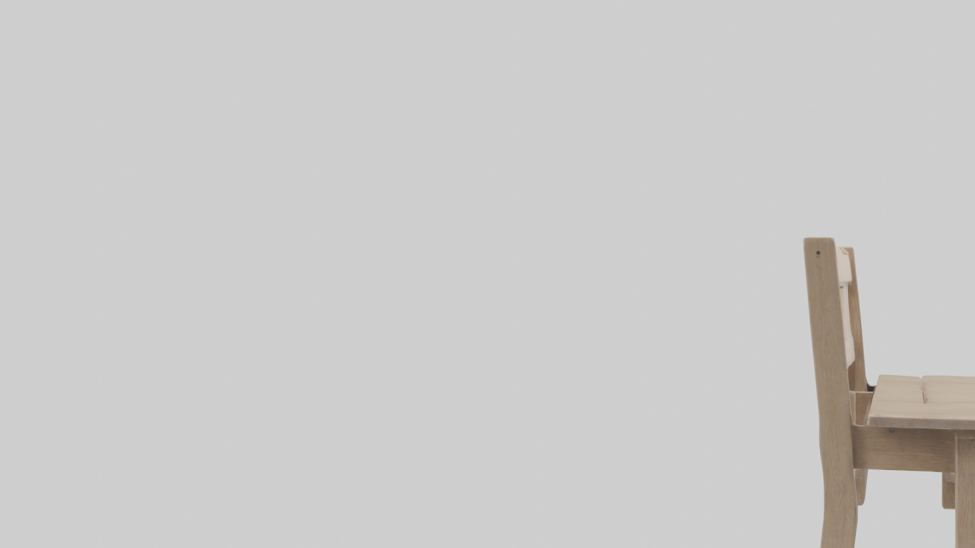 Entryway bench model Low-poly 3D model_21