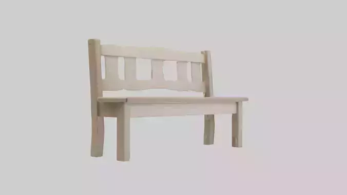 Entryway bench model