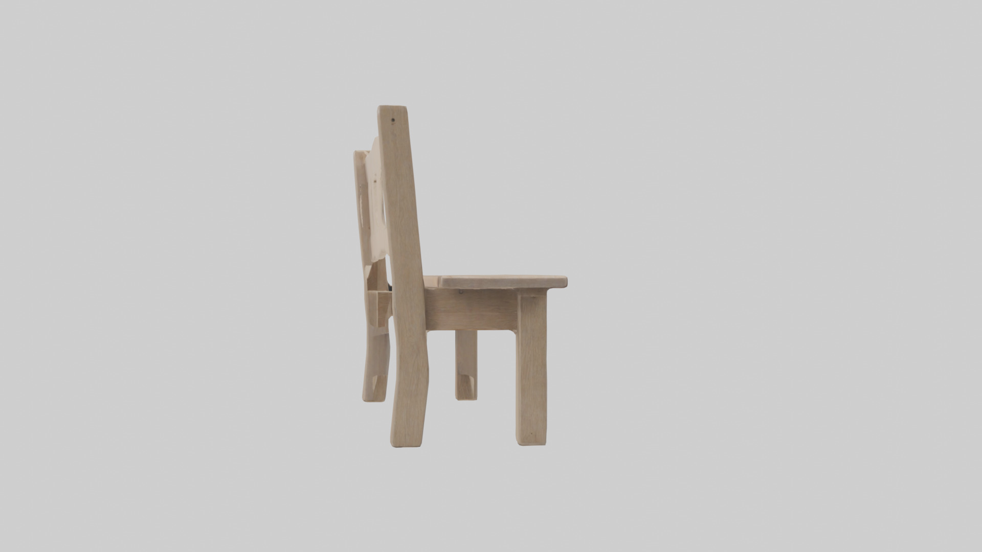 Entryway bench model Low-poly 3D model_20