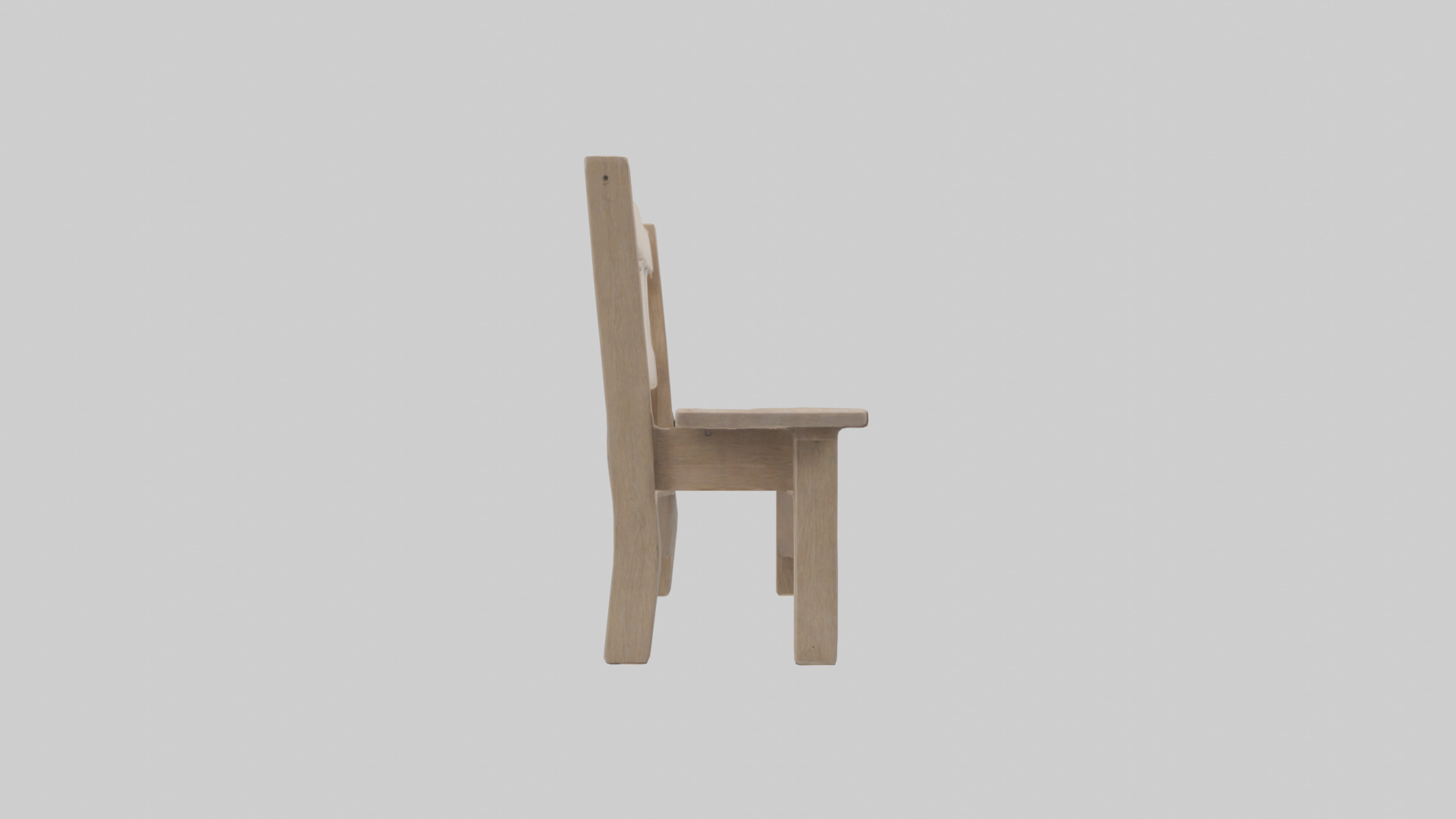 Entryway bench model Low-poly 3D model_10