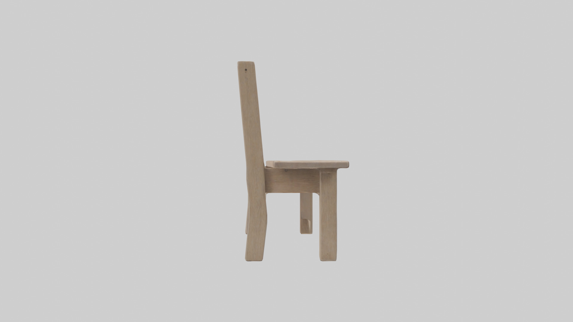 Entryway bench model Low-poly 3D model_19