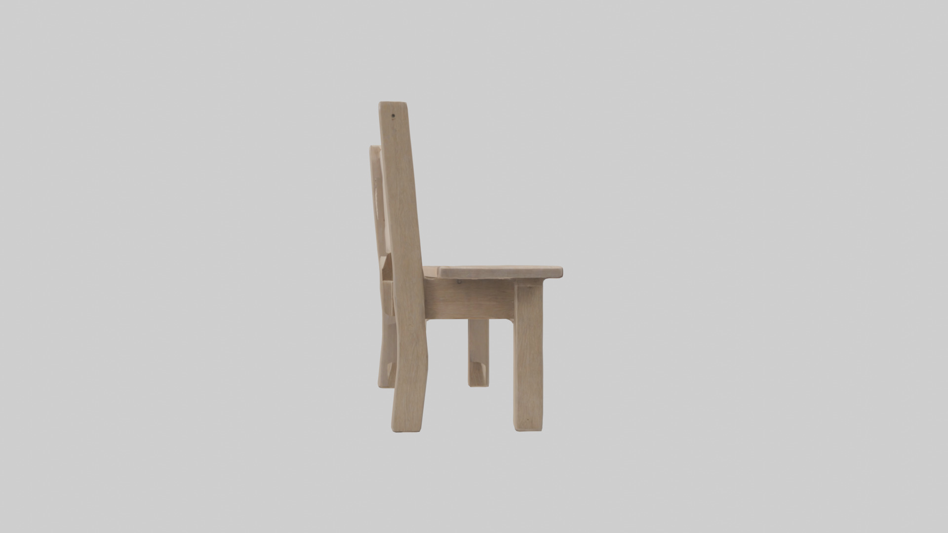 Entryway bench model Low-poly 3D model_17