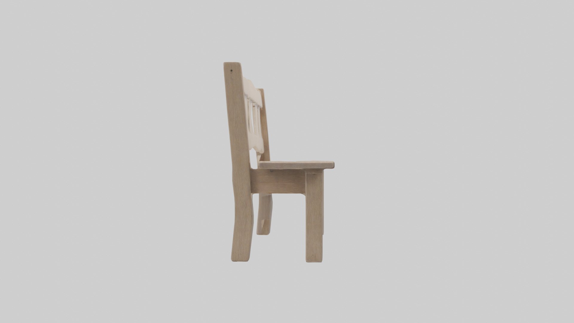 Entryway bench model Low-poly 3D model_14