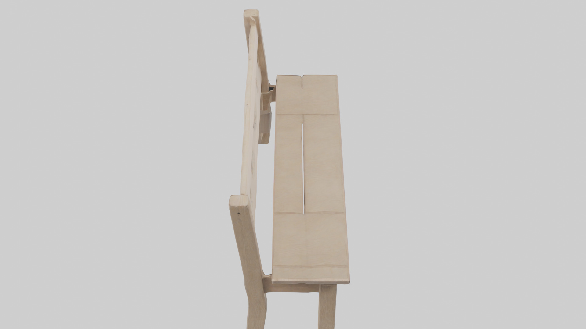 Entryway bench model Low-poly 3D model_26