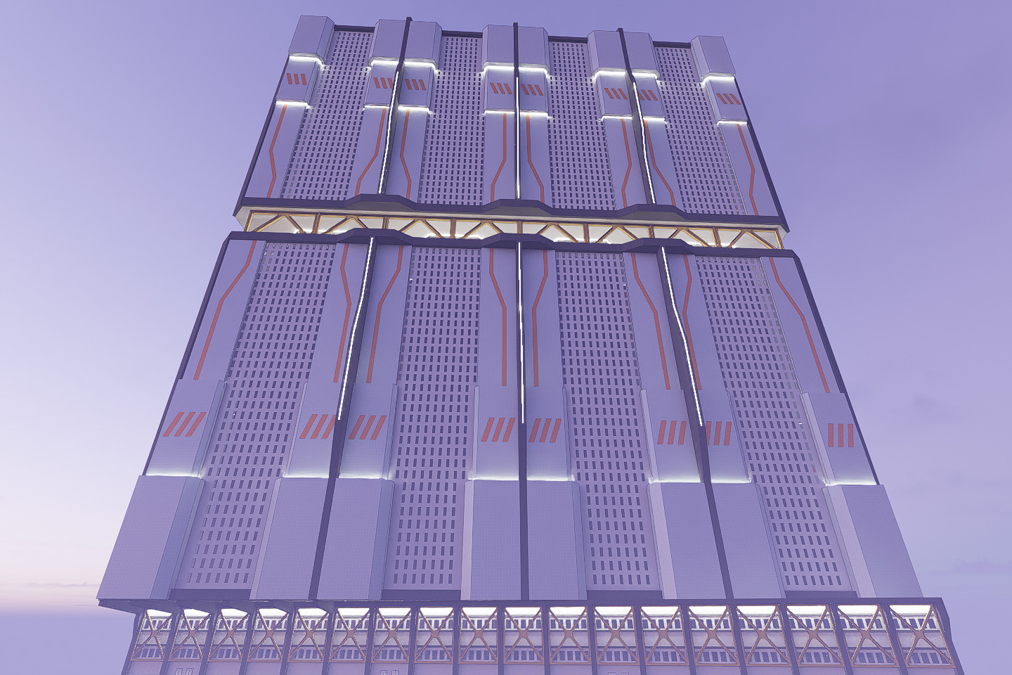 Sci-fi Mega Block 002 v3 3D model_2