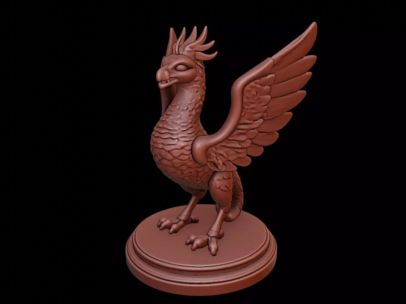 Quetzalcoatl Bust 3D print model_0