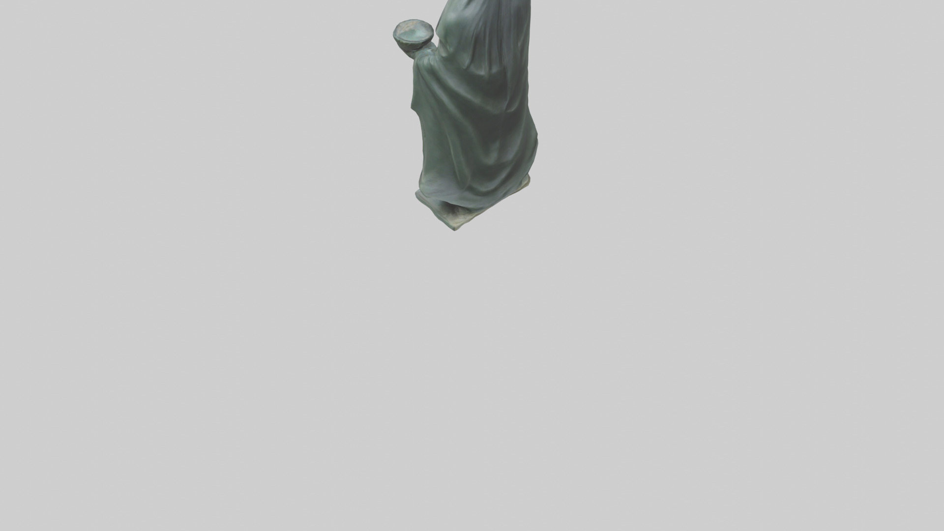 Ereshkigal statue model Low-poly 3D model_7