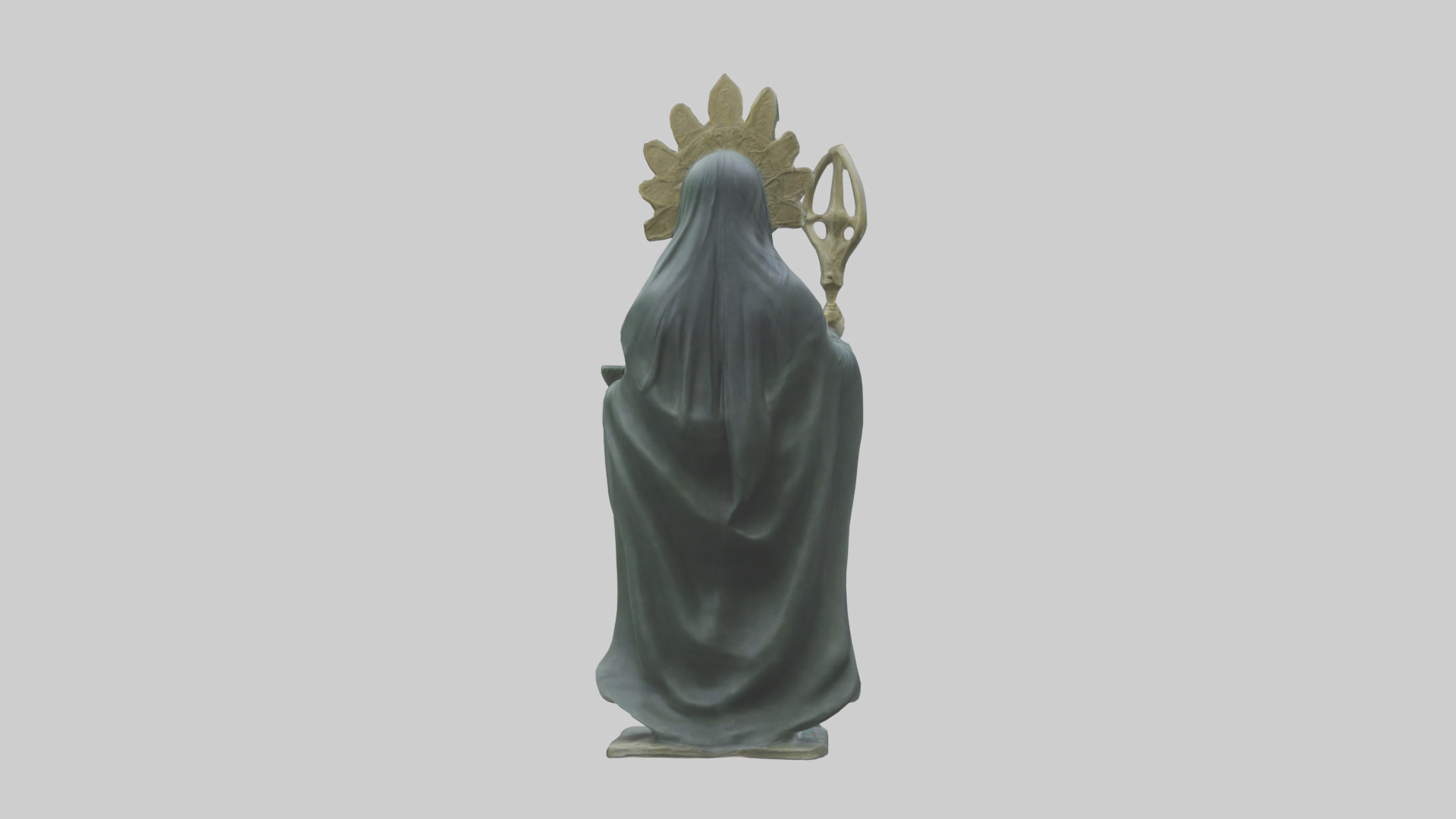 Ereshkigal statue model Low-poly 3D model_4
