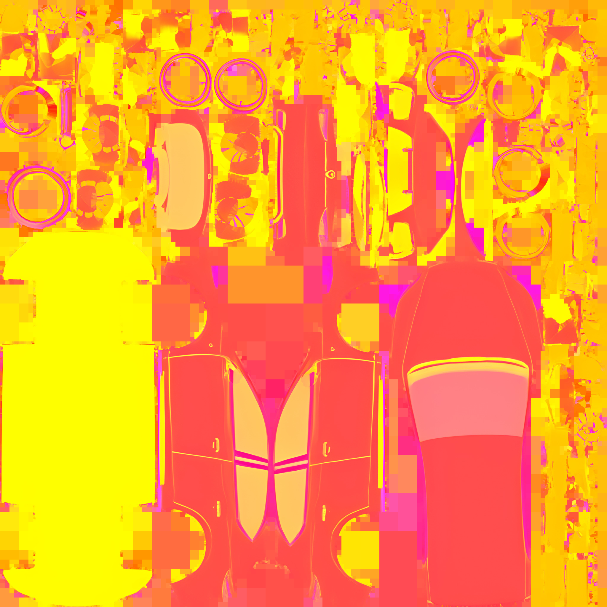 3d Red Premium Car 3D model_5