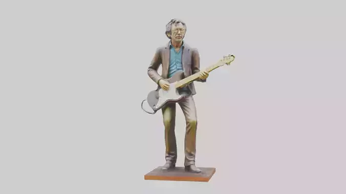 Eric Clapton statue model