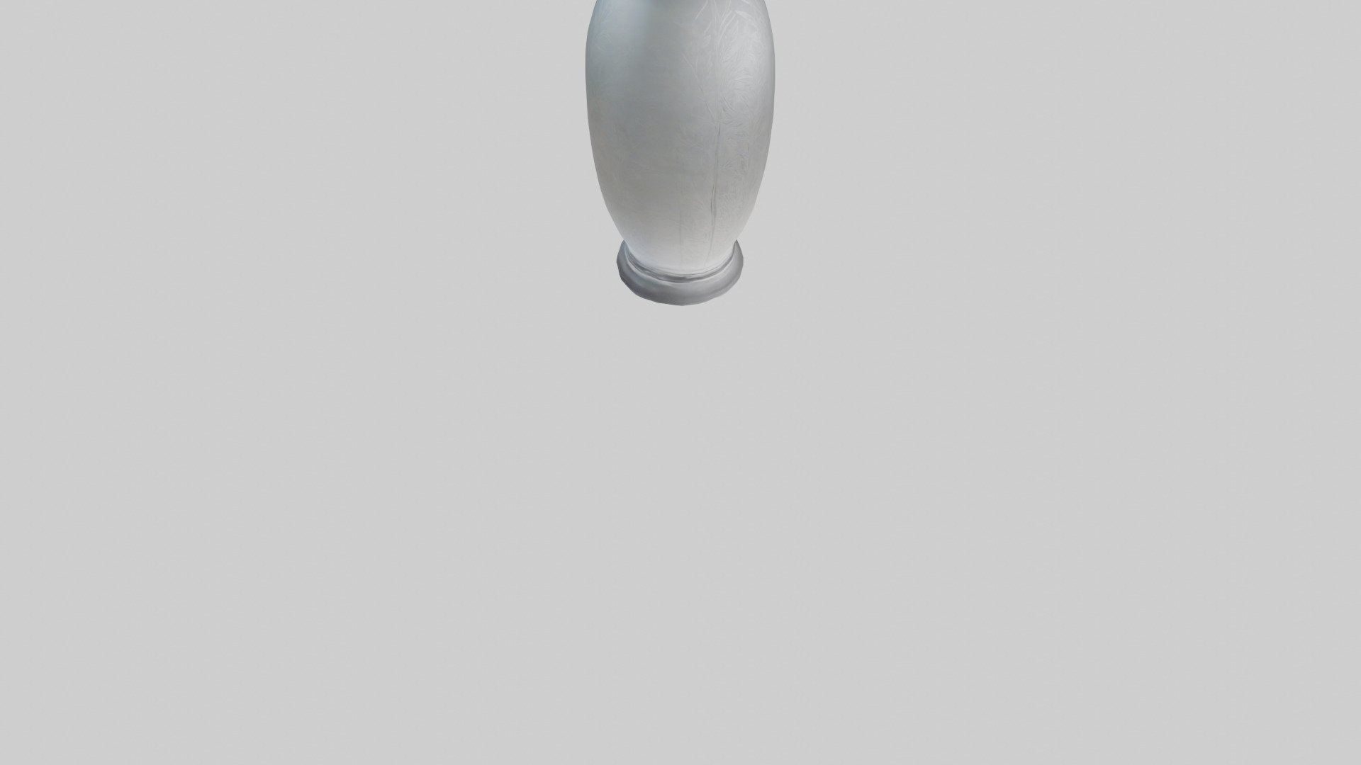 Etched glass vase model Low-poly 3D model_6