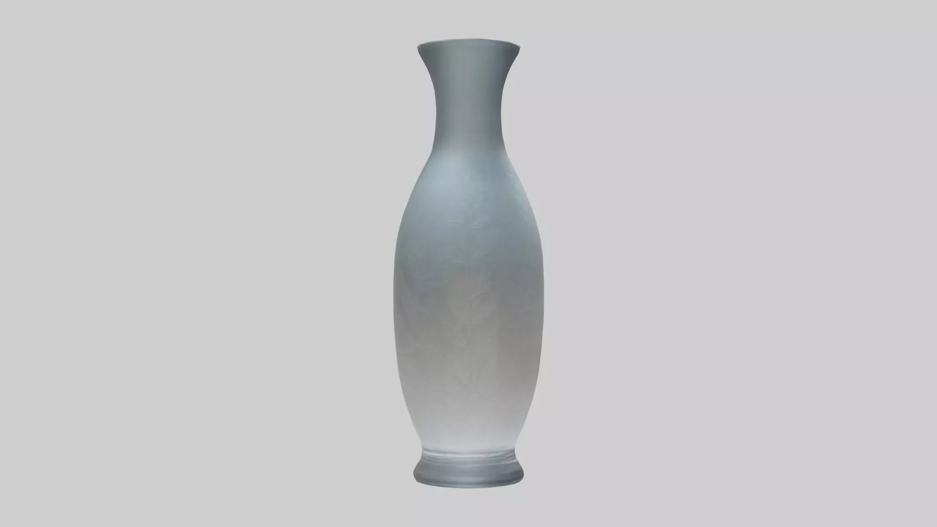 Etched glass vase model Low-poly 3D model_0