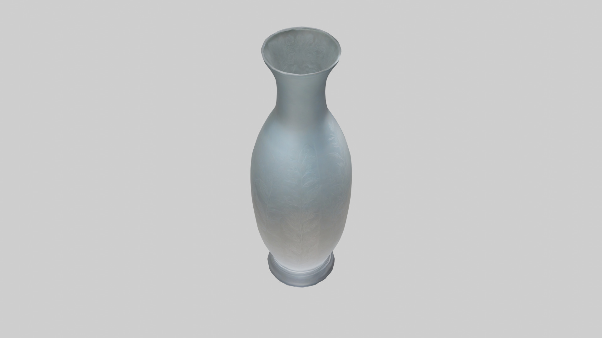 Etched glass vase model Low-poly 3D model_25
