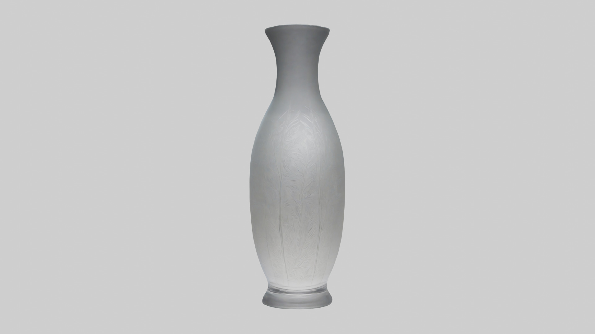 Etched glass vase model Low-poly 3D model_19