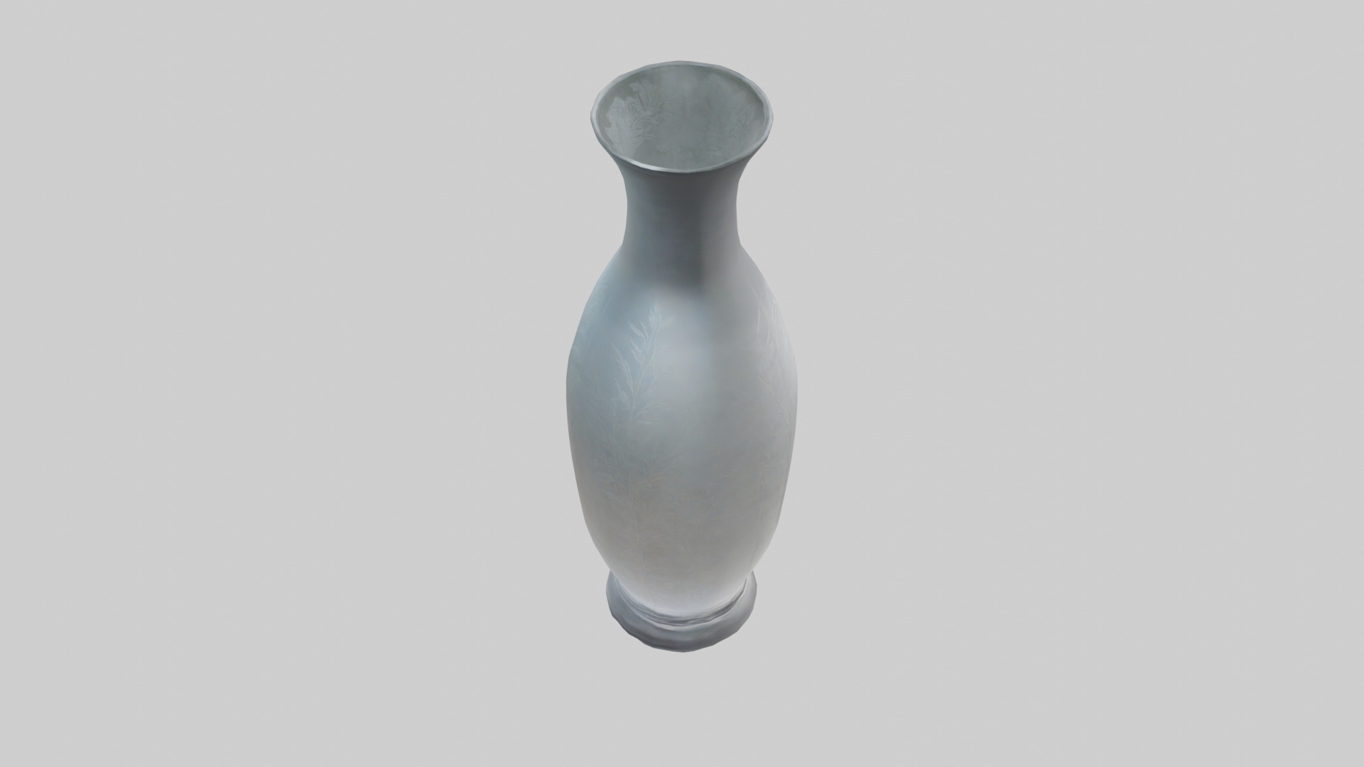Etched glass vase model Low-poly 3D model_28