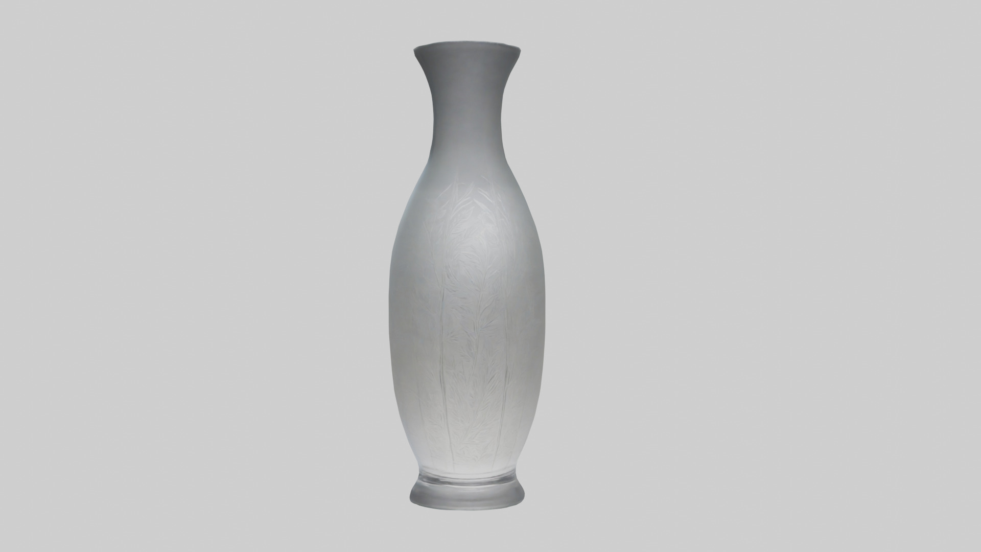 Etched glass vase model Low-poly 3D model_17