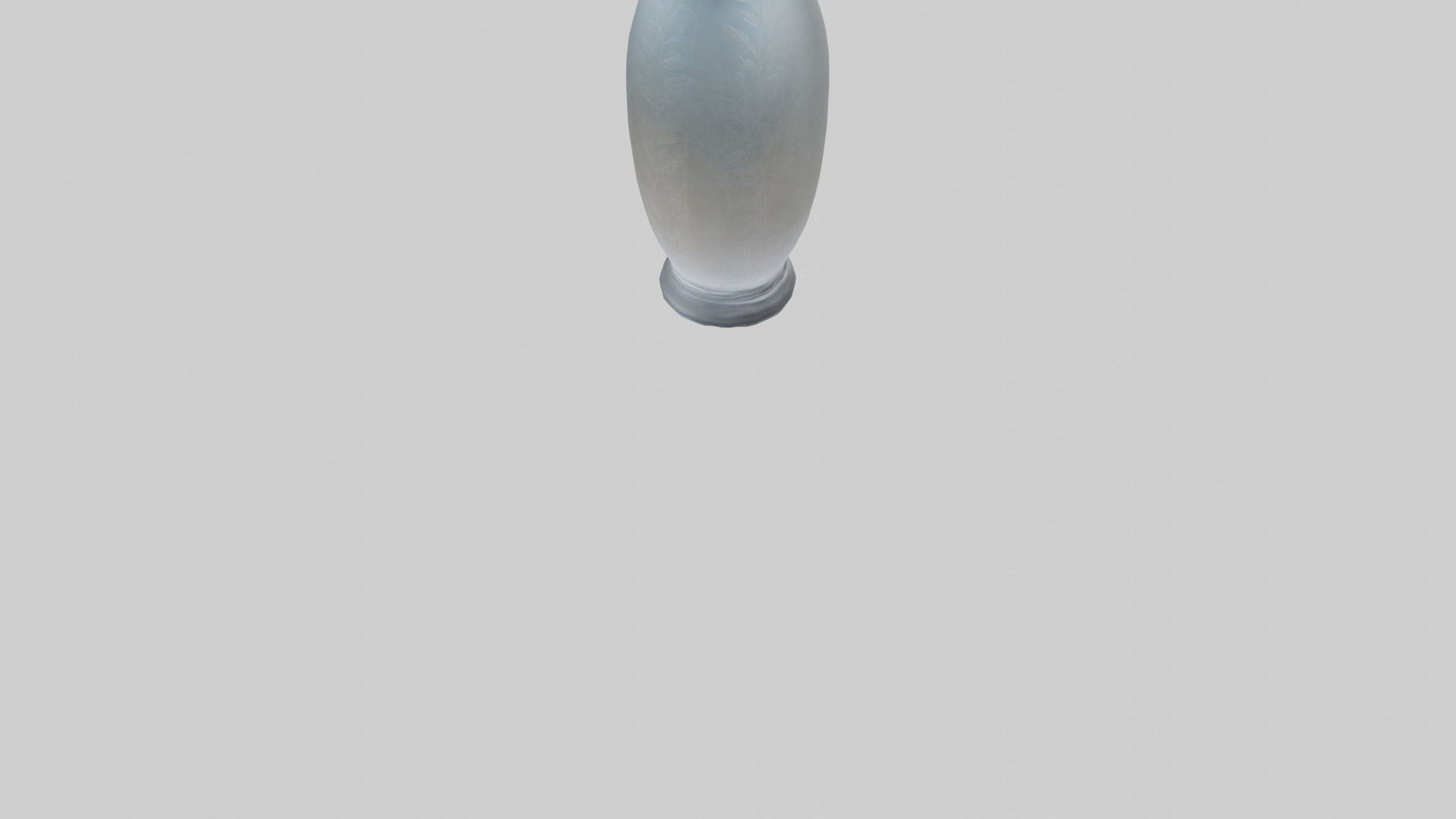Etched glass vase model Low-poly 3D model_4