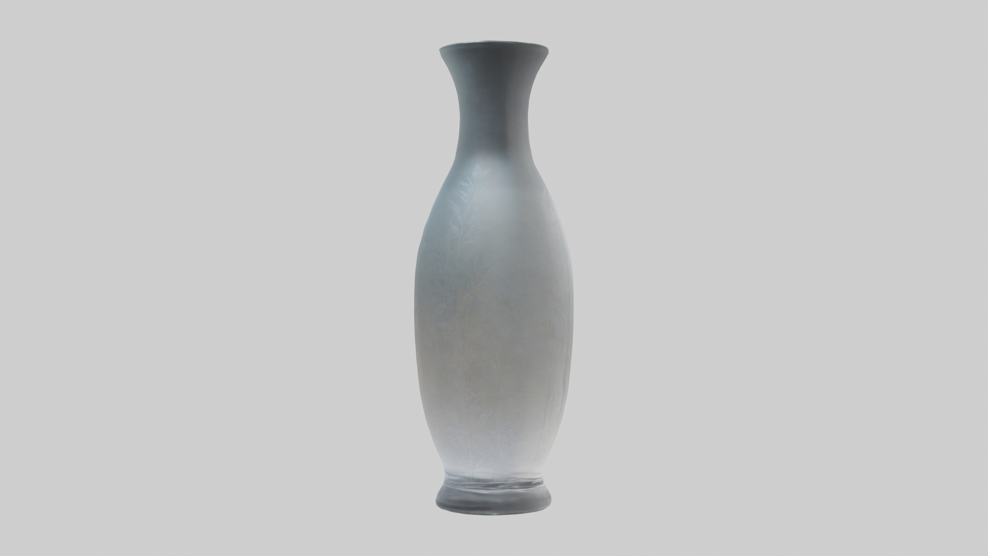 Etched glass vase model Low-poly 3D model_23