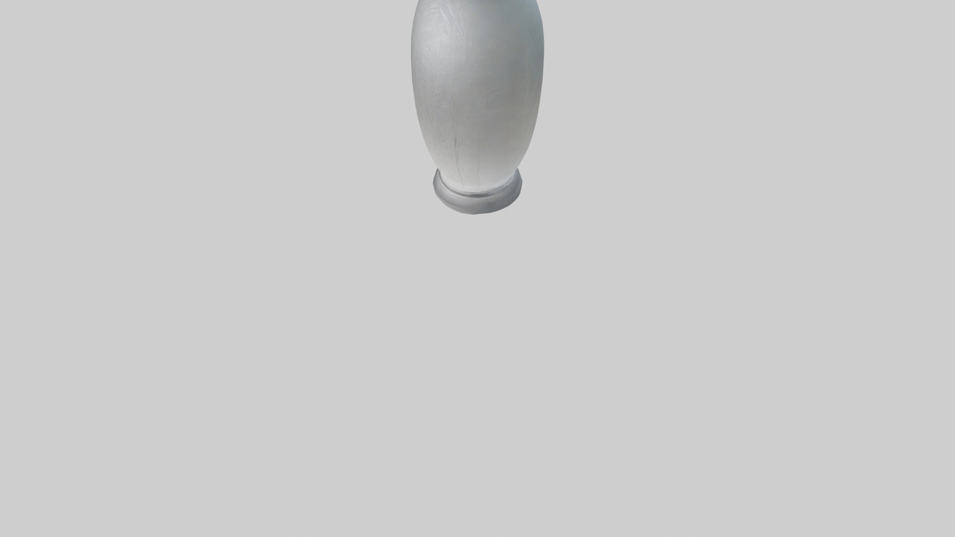 Etched glass vase model Low-poly 3D model_5