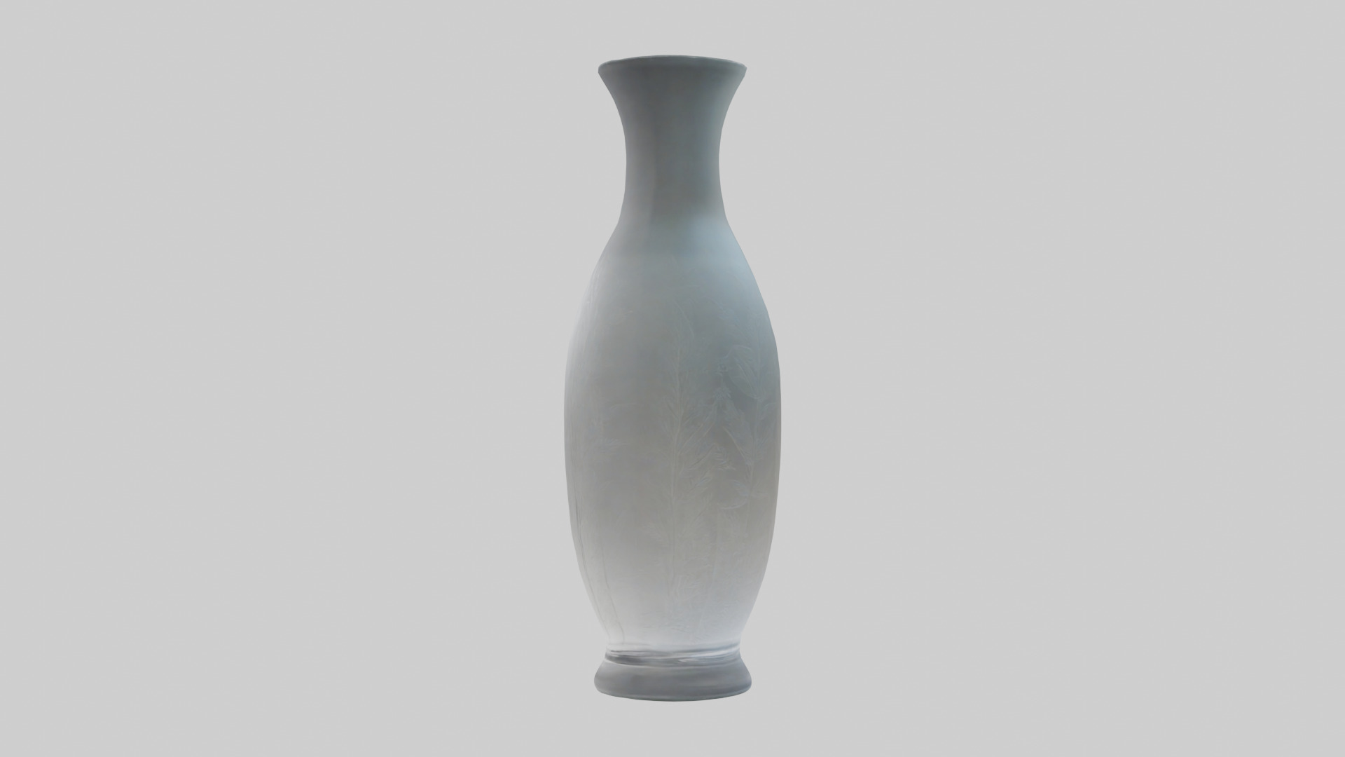 Etched glass vase model Low-poly 3D model_22