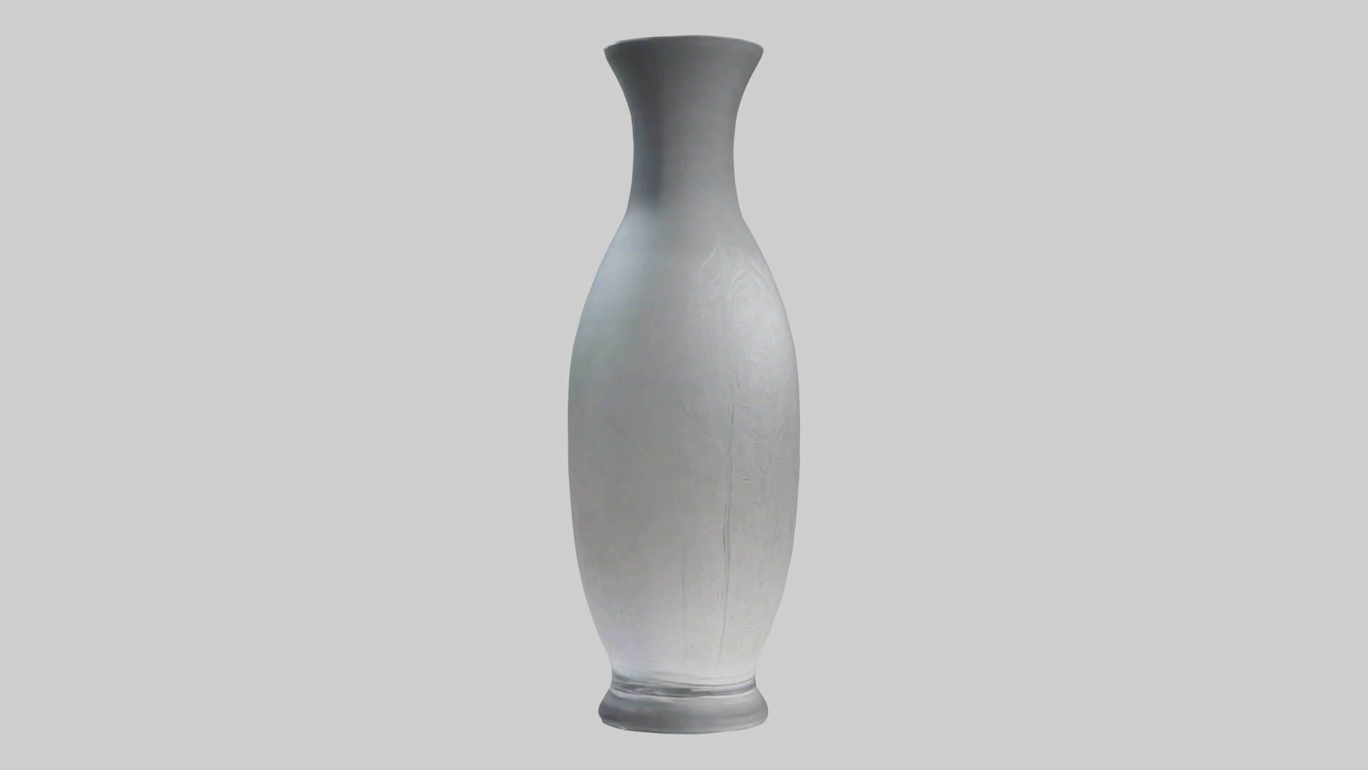 Etched glass vase model Low-poly 3D model_16