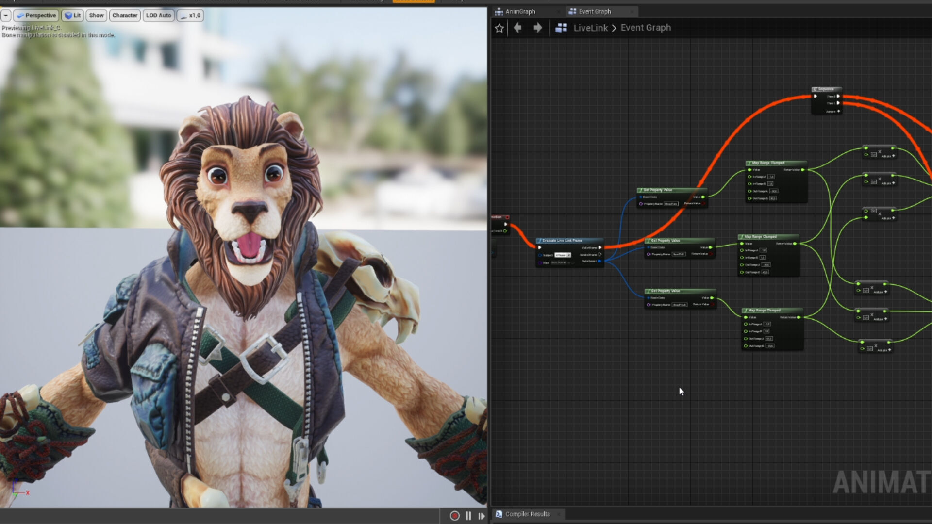 Lion Man Low-poly 3D model_13