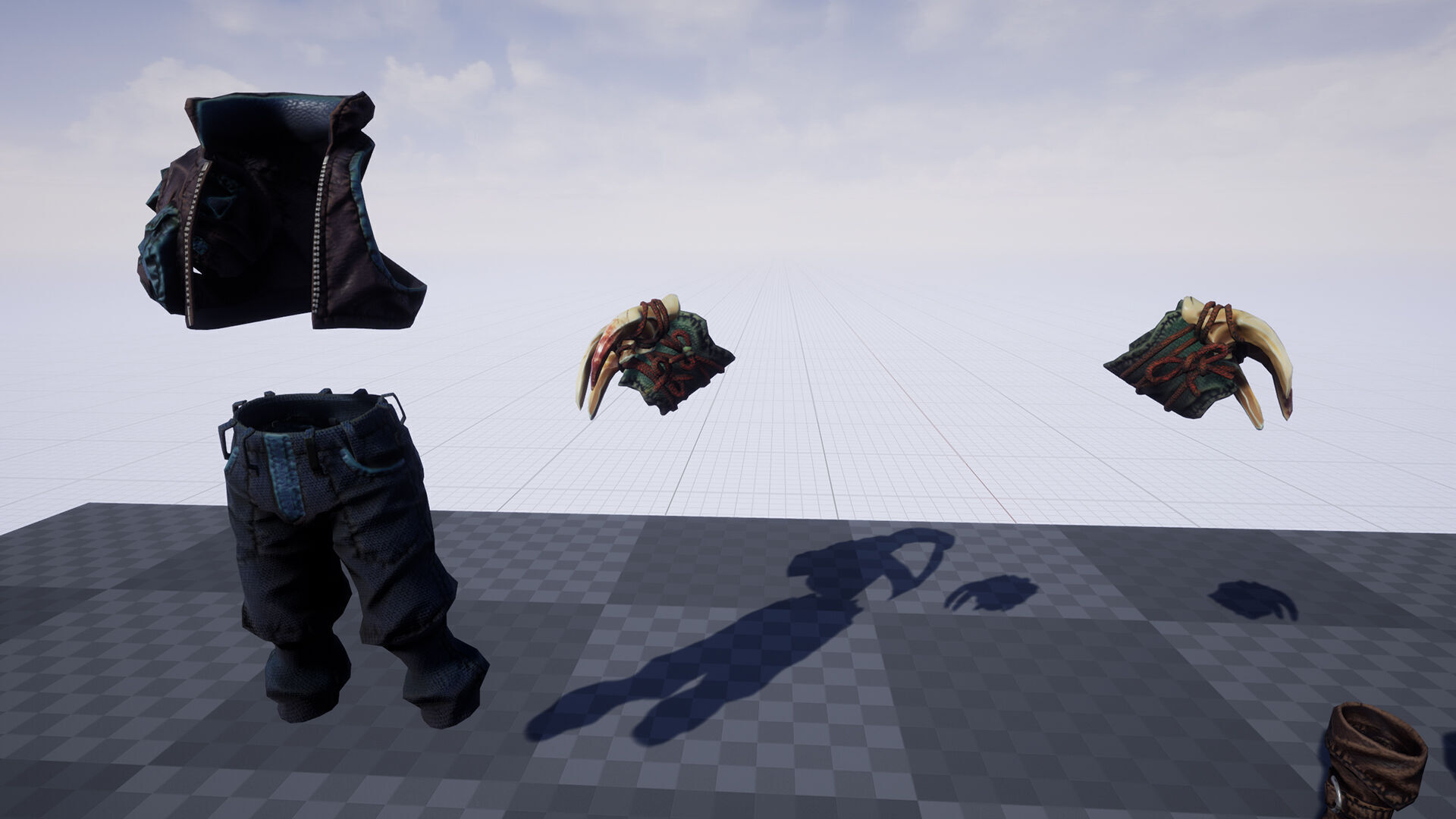 Lion Man Low-poly 3D model_8