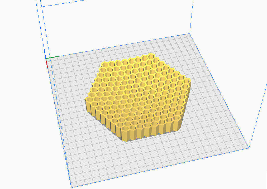 honeycomb key bowl 3D print model_2