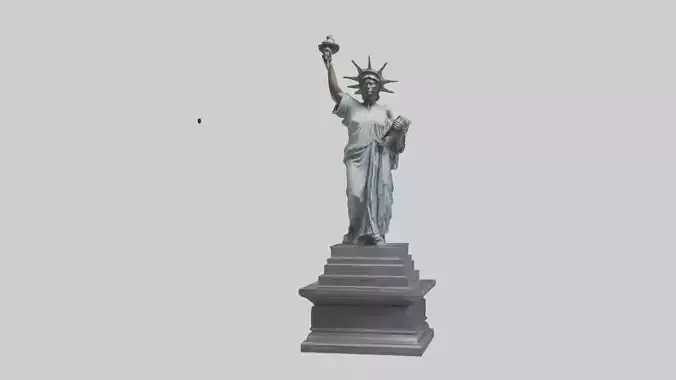 Eternal Struggle for Liberty statue model Low-poly 3D model