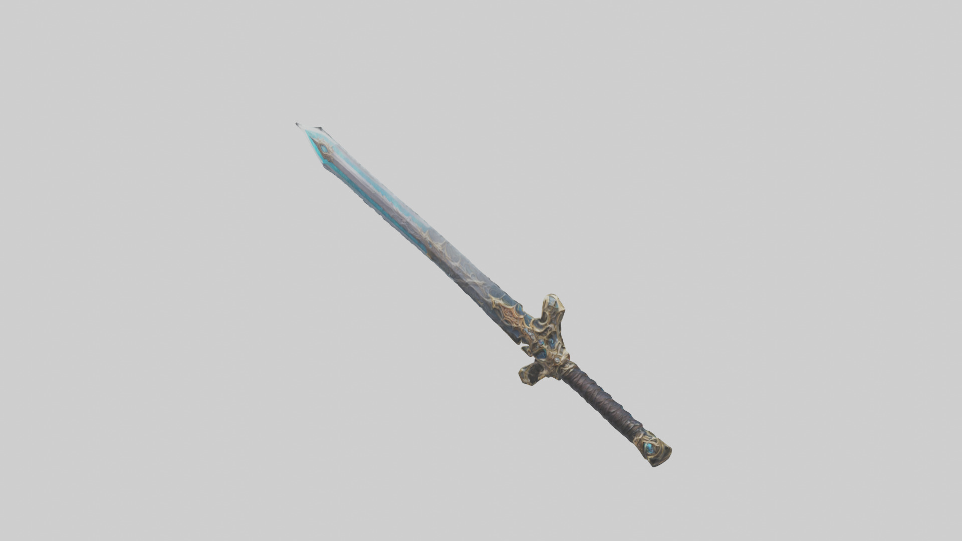 Eternal Sword model Low-poly 3D model_17