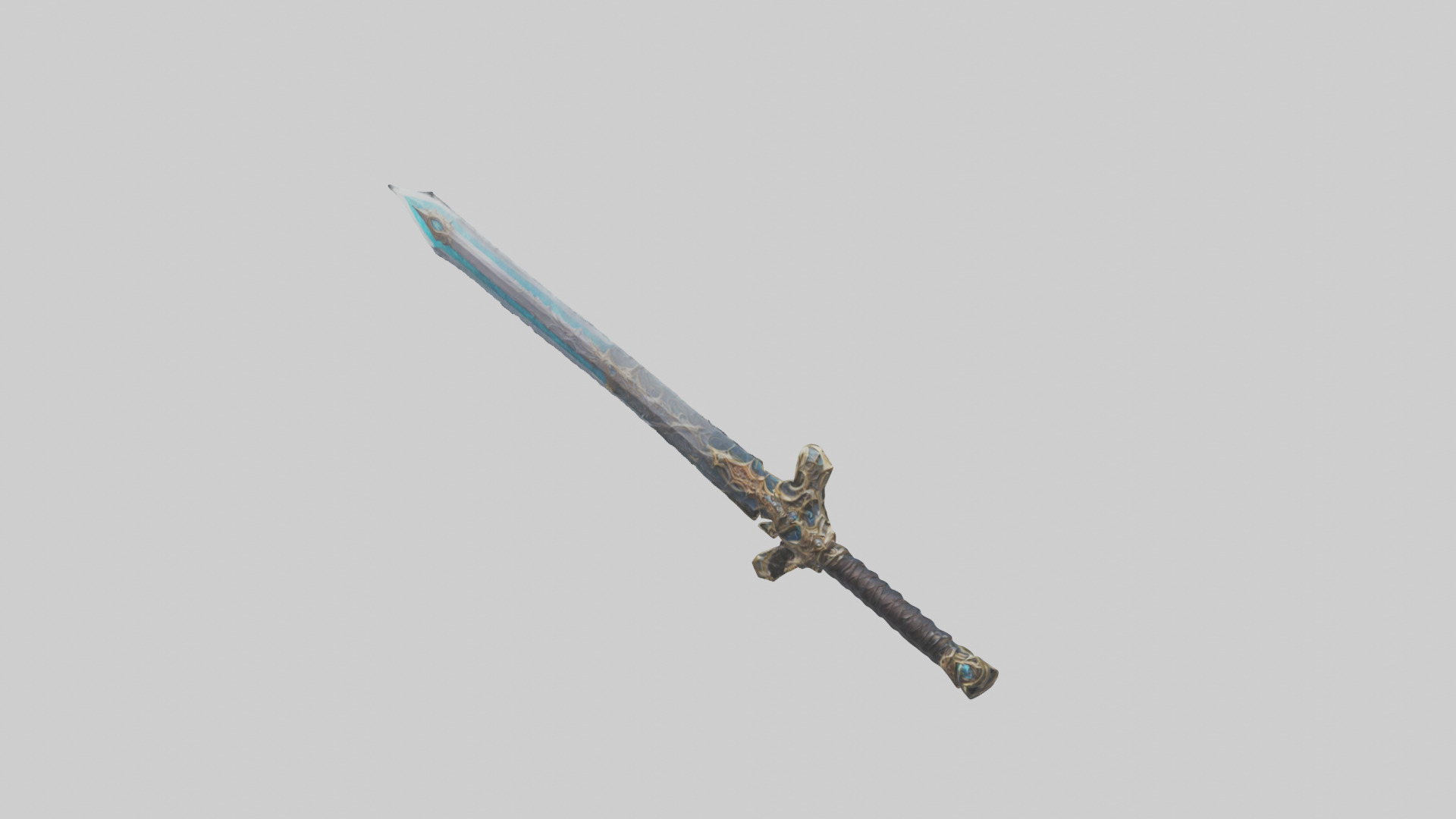 Eternal Sword model Low-poly 3D model_18