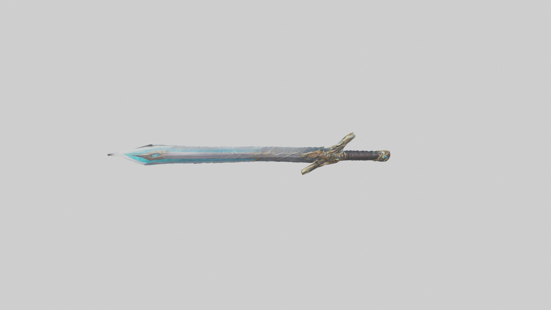 Eternal Sword model Low-poly 3D model_28