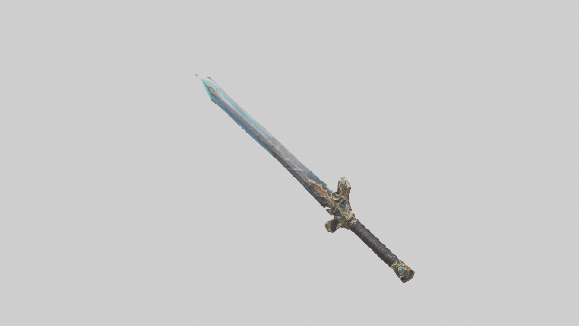 Eternal Sword model Low-poly 3D model_19