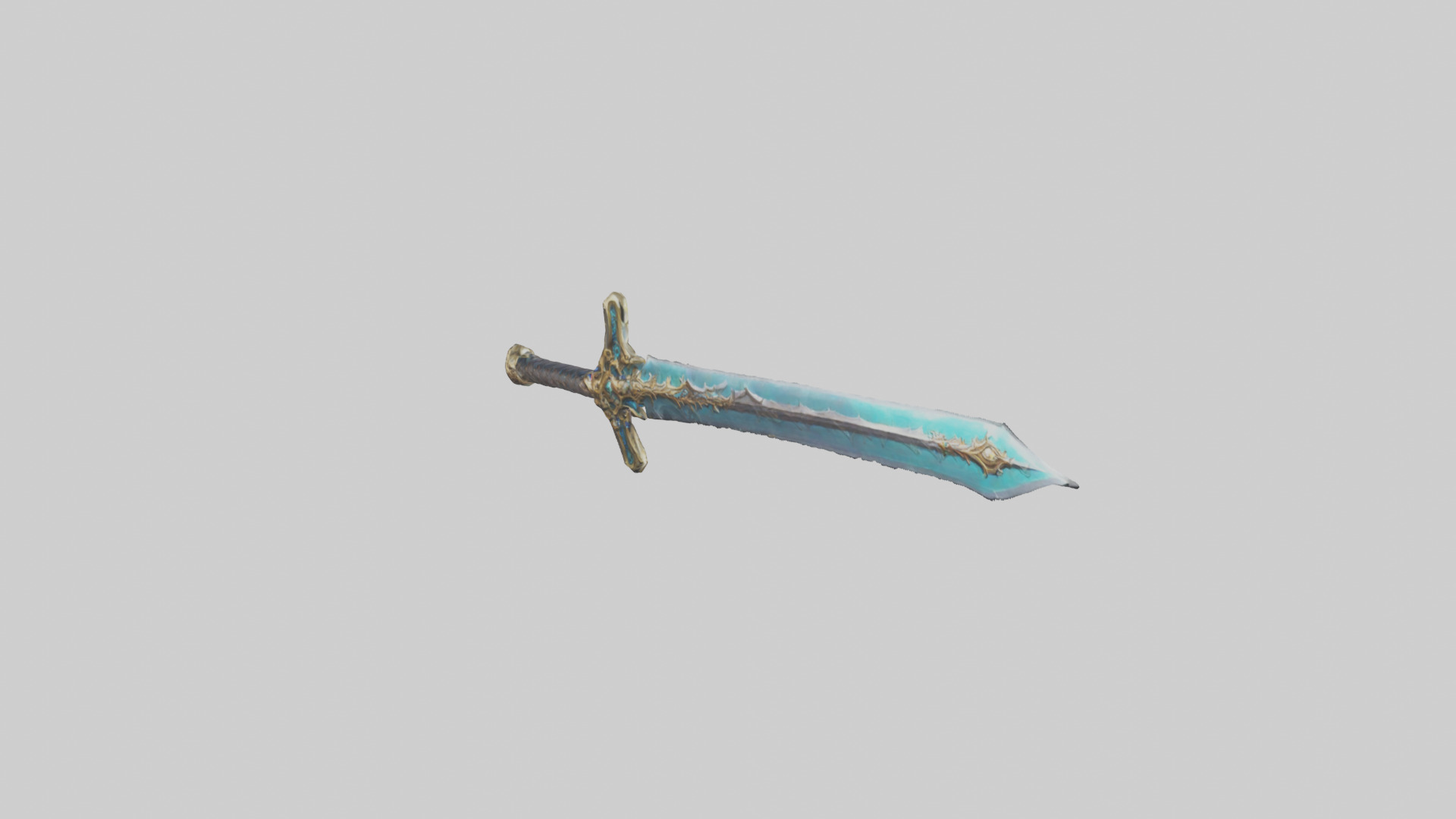 Eternal Sword model Low-poly 3D model_25