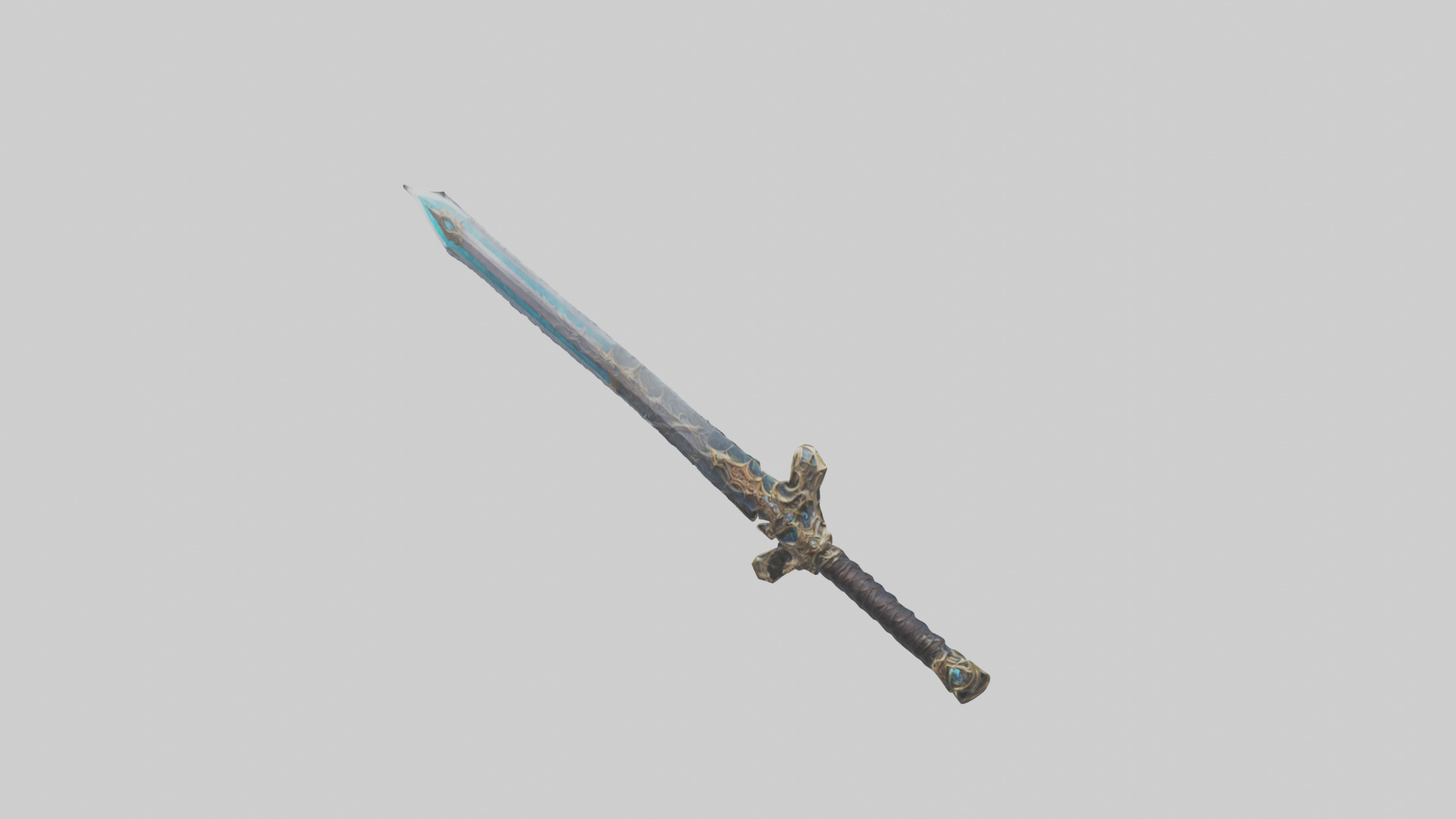 Eternal Sword model Low-poly 3D model_20