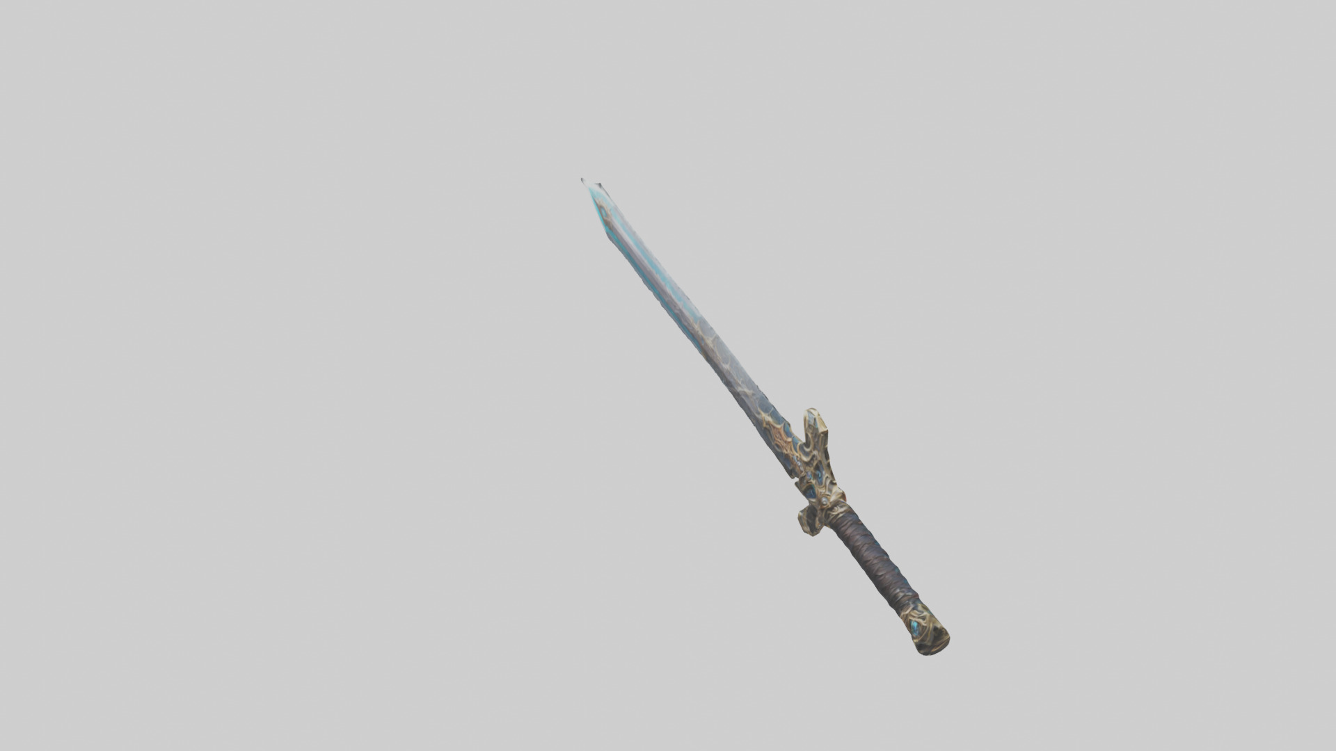 Eternal Sword model Low-poly 3D model_13