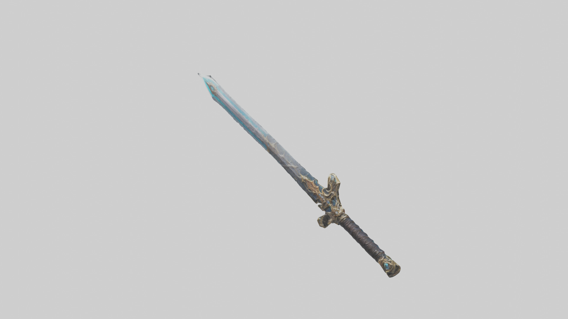 Eternal Sword model Low-poly 3D model_10
