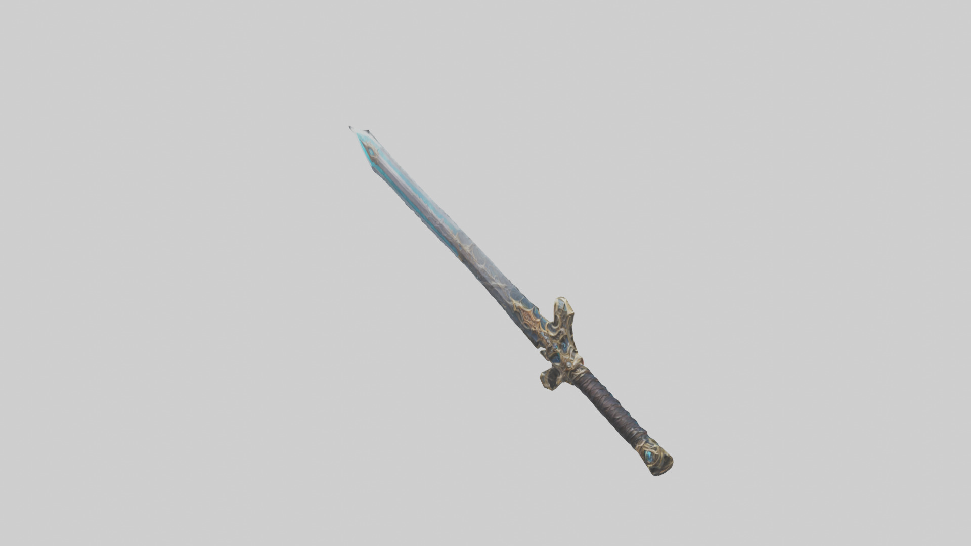 Eternal Sword model Low-poly 3D model_14