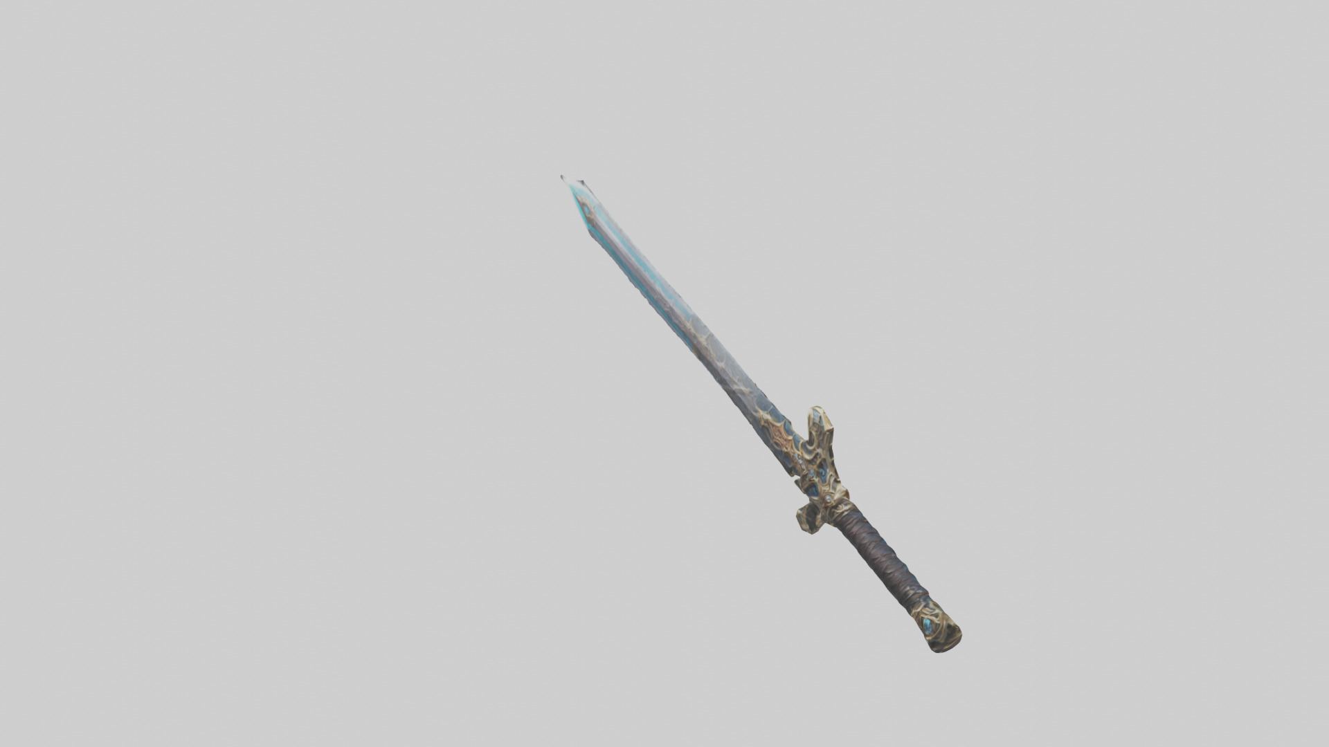 Eternal Sword model Low-poly 3D model_15